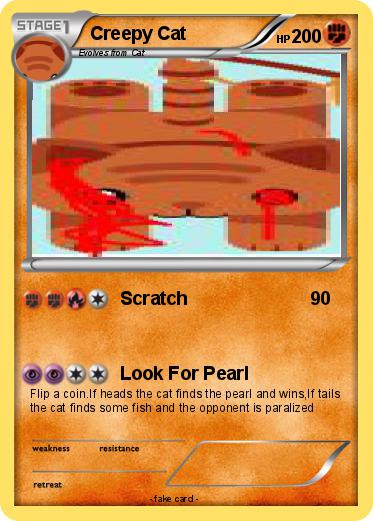 Pokemon Creepy Cat