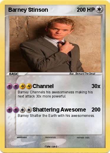 Pokemon Barney Stinson