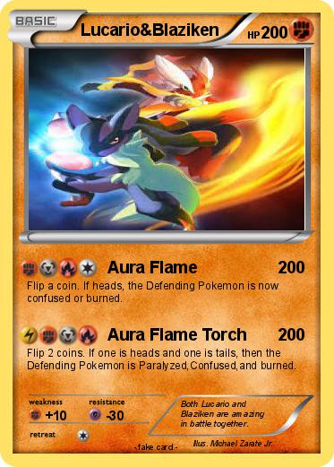 Pokemon Lucario&Blaziken