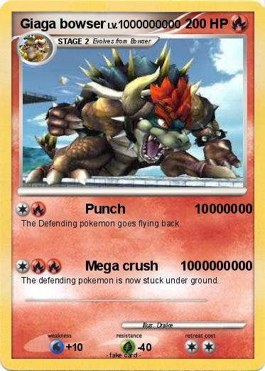 Pokemon Giaga bowser