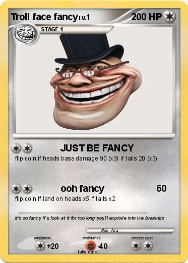 Pokemon Troll face fancy