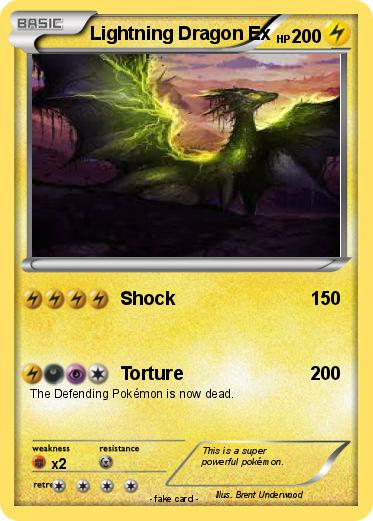 Pokemon Lightning Dragon Ex