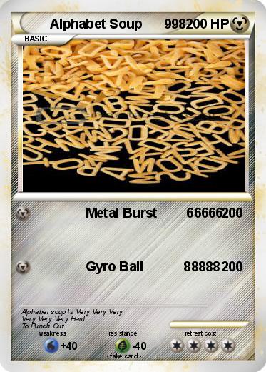Pokemon Alphabet Soup      998