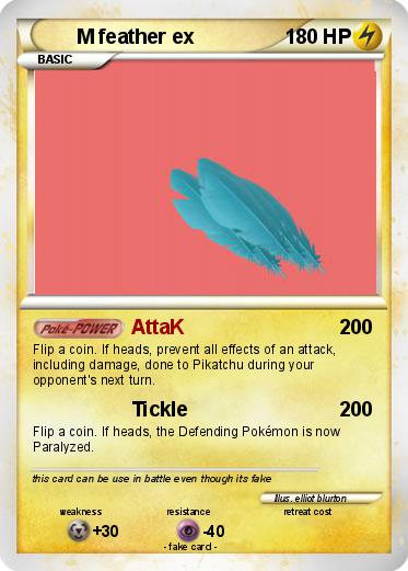 Pokemon M feather ex