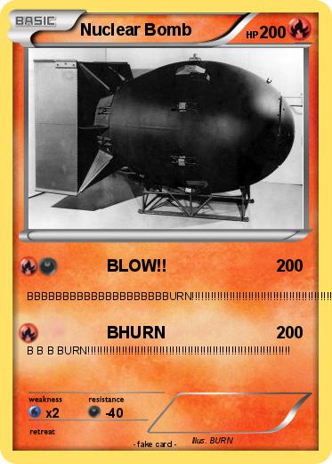 Pokemon Nuclear Bomb