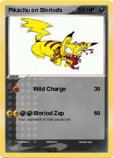 Pokemon Pikachu on Steriods