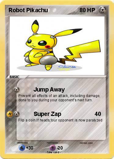 Pokemon Robot Pikachu