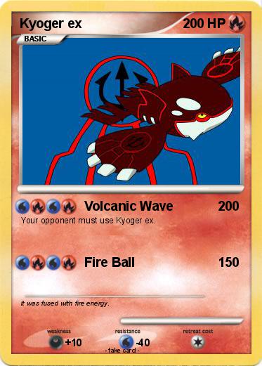 Pokemon Kyoger ex