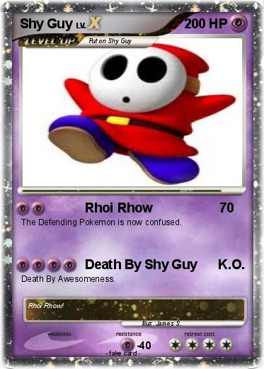 Pokemon Shy Guy
