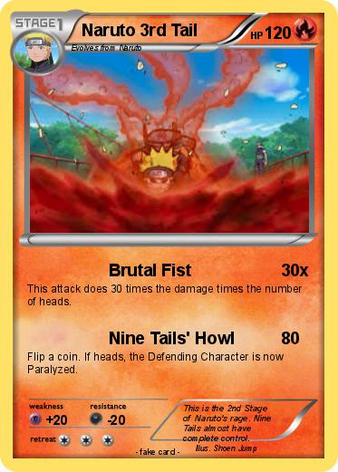 Pokemon Naruto 3rd Tail