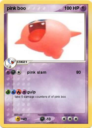 Pokemon pink boo