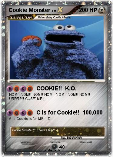 Pokemon Cookie Monster