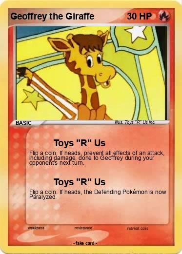 Pokemon Geoffrey the Giraffe