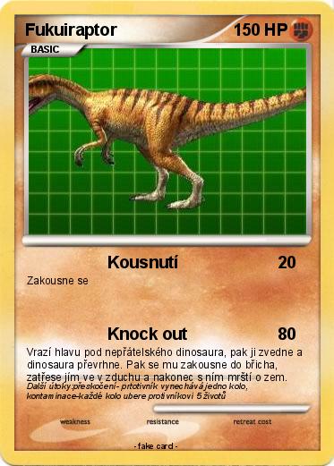 Pokemon Fukuiraptor