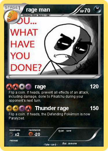 Pokemon rage man