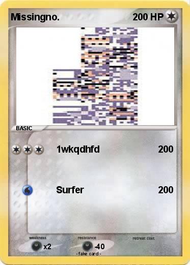 Pokemon Missingno.