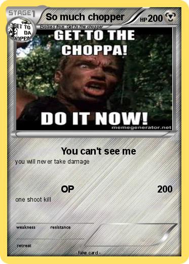 Pokemon So much chopper