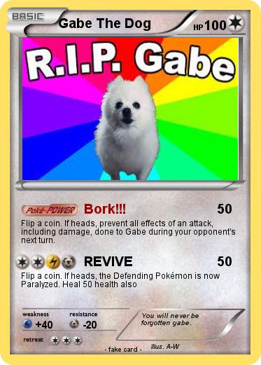 Pokemon Gabe The Dog