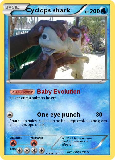 Pokemon Cyclops shark