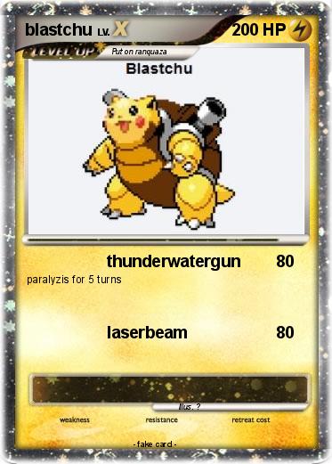 Pokemon blastchu