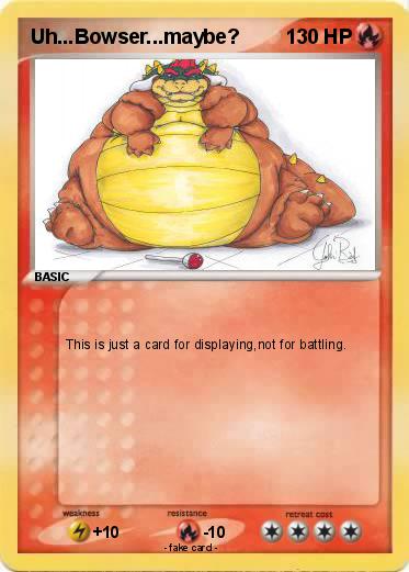 Pokemon Uh...Bowser...maybe?