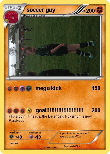 Pokemon soccer guy