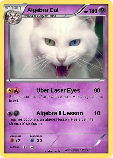 Pokemon Algebra Cat