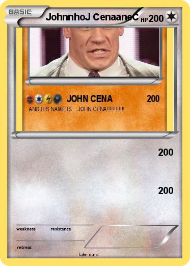 Pokemon JohnnhoJ CenaaneC