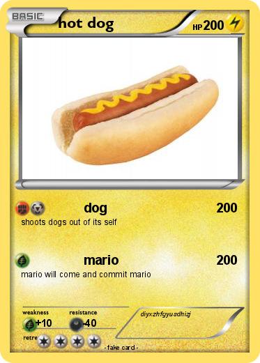 Pokemon hot dog