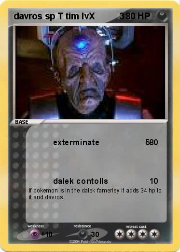 Pokemon davros sp T tim lvX          3