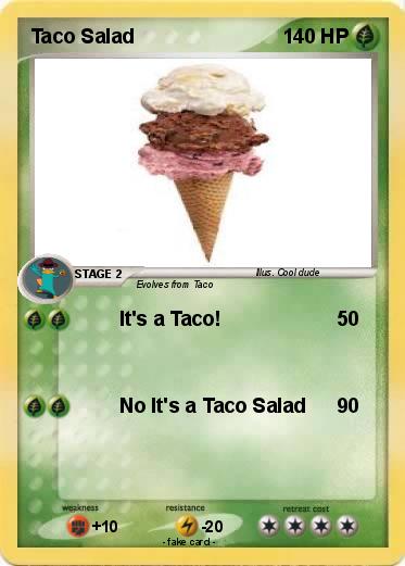 Pokemon Taco Salad