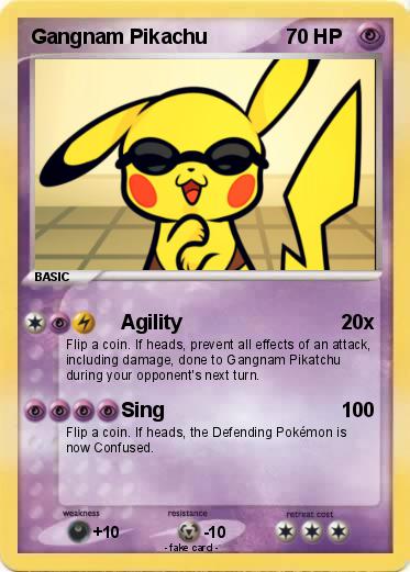 Pokemon Gangnam Pikachu