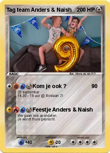 Pokemon Tag team Anders & Naish