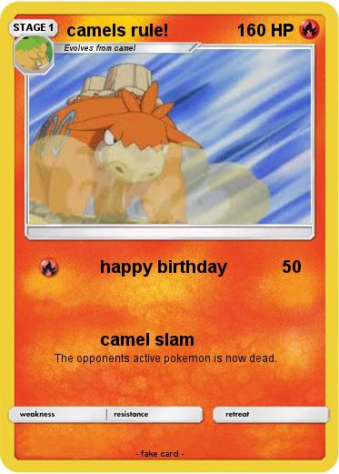 Pokemon camels rule!
