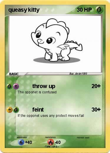 Pokemon queasy kitty