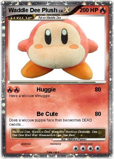 Pokemon Waddle Dee Plush