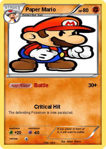 Pokemon Paper Mario