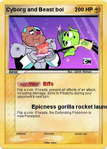 Pokemon Cyborg and Beast boi