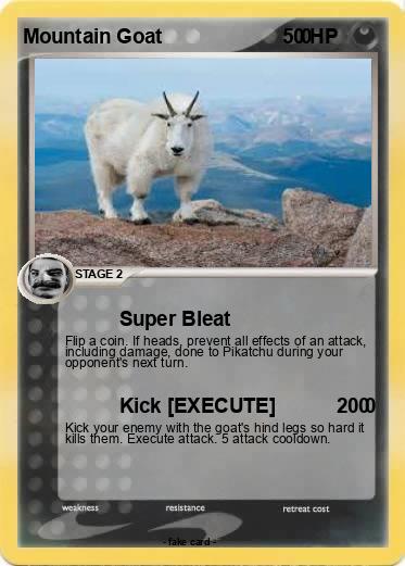 Pokemon Mountain Goat                         0
