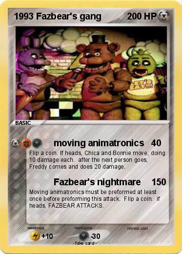Pokemon 1993 Fazbear's gang