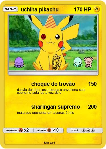 Pokemon uchiha pikachu