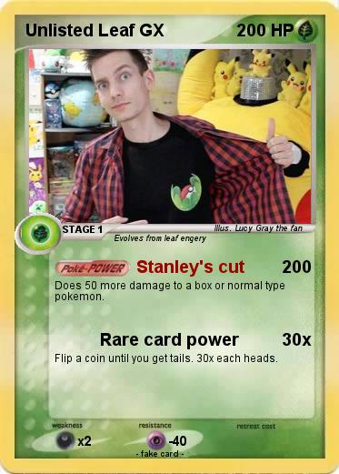 Pokemon Unlisted Leaf GX