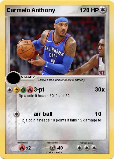 Pokemon Carmelo Anthony