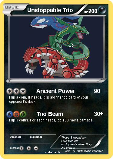 Pokemon Unstoppable Trio