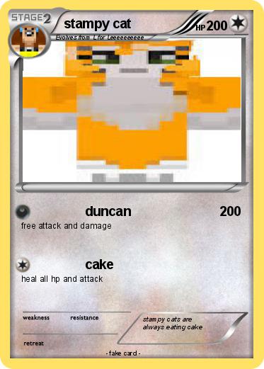 Pokemon stampy cat