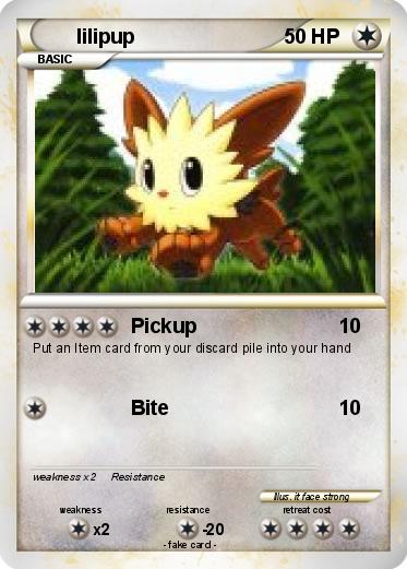 Pokemon lilipup