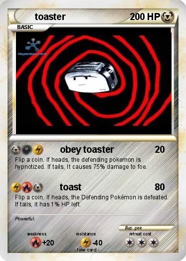 Pokemon toaster