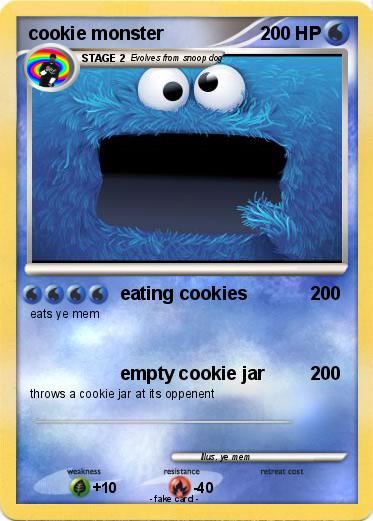 Pokemon cookie monster