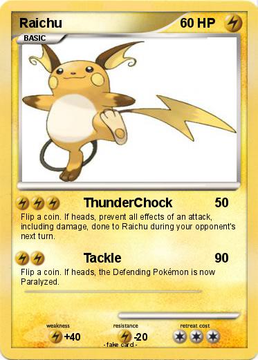 Pokemon Raichu