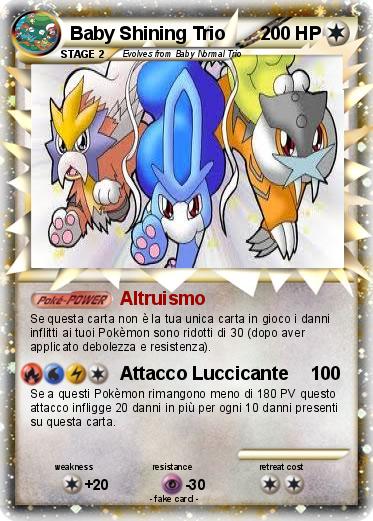 Pokemon Baby Shining Trio